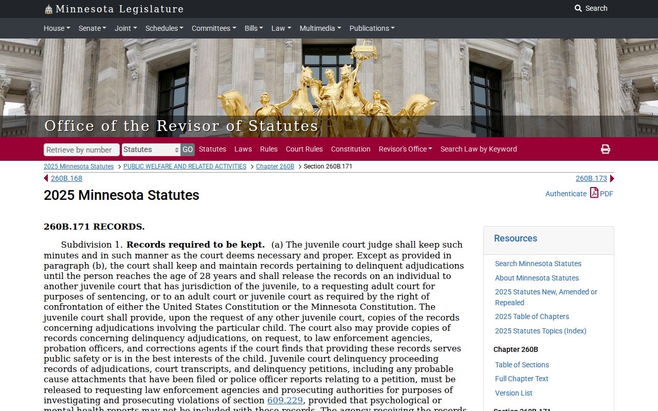 Wabasso court records and Minnesota juvenile privacy rule